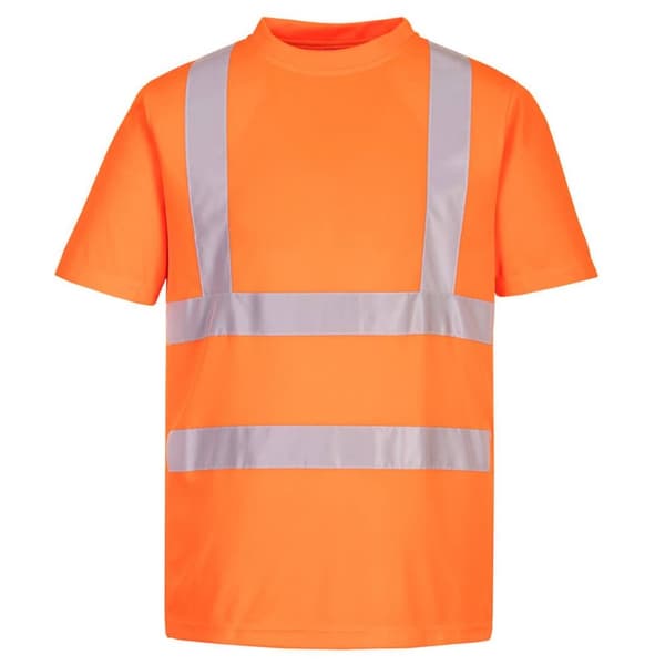 Portwest Unisex Adult Hi-Vis Safety T-Shirt (Pack of 6)