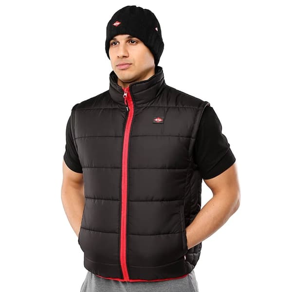 Lee Cooper Mens Padded Windproof Gilet