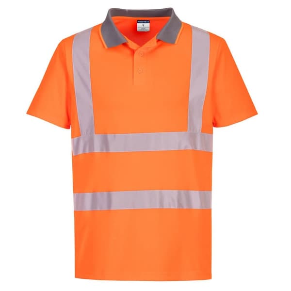 Portwest Unisex Adult Hi-Vis Safety Polo Shirt (Pack of 6)