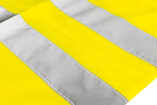 Advarselsvest, gul, str. XXL