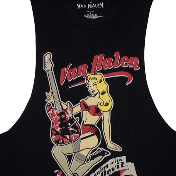 Van Halen Running With The Devil Vest Top