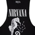 Miniatyrbild 2 av 3: Nirvana Seahorse Band Logo Mono Vest Top