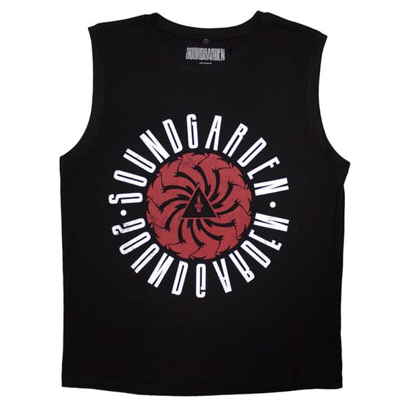 Soundgarden Circle Band Logo Tank Top Black L