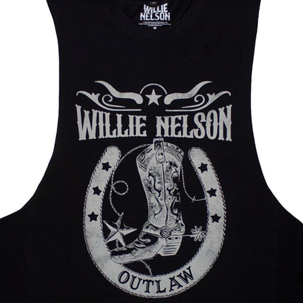 Willie Nelson Outlaw Vest Top