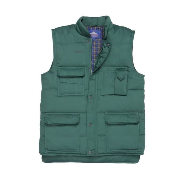 Gilet utan ärmar Bodywarmer Portwest Shetland - Flaska Grön