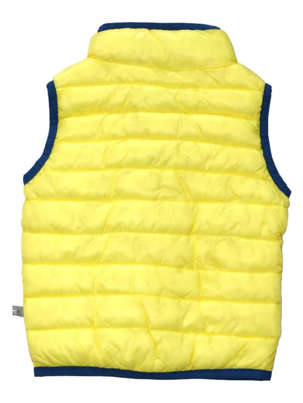 Drenge gul Kanz quiltet vest