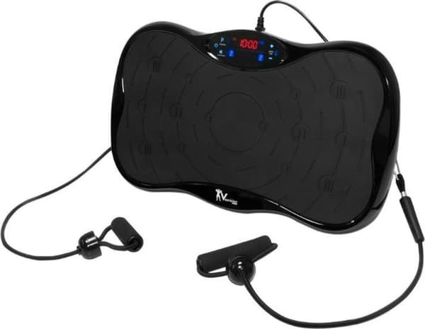 Fitness - Vibrationsplade - Vibrationstræner - Multifunktionel - Sort