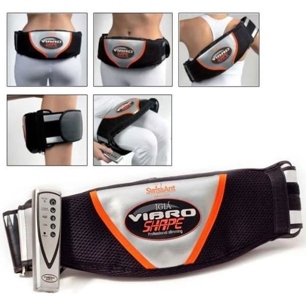 Vibrerande bantningsbälte - SWISSANT - Vibro Shape - Svart - Vuxen - Fitness - Casual