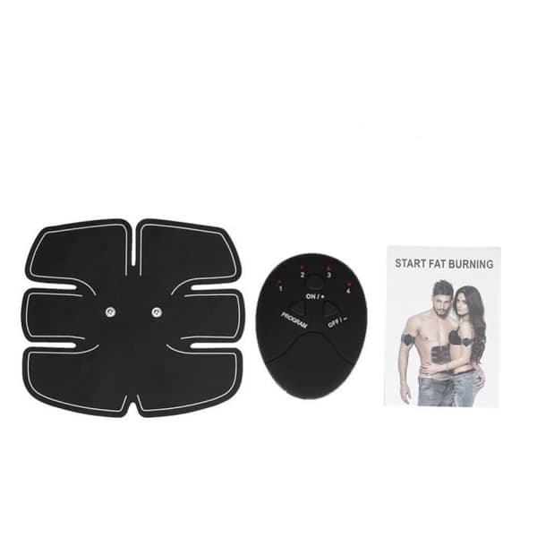 EMS Muskelträning Bantning Trådlös Smart Body Massager - 1 x Controllers + 1 x Abdomen Patch