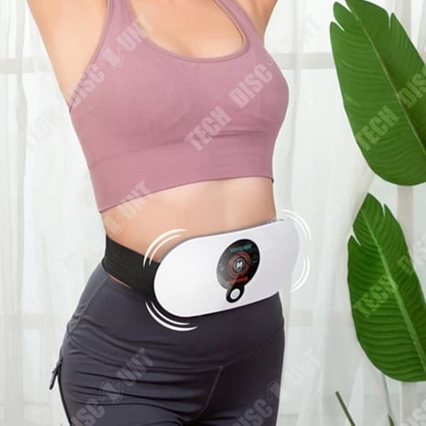 TD® Midjemassageapparat Varmkompress Värmebälte Bukenvibrationer Massage Fysioterapianordning