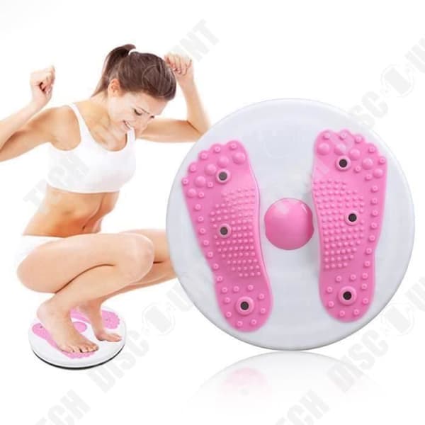 TD® Rose Plate Twister Fin Midja Magnet Fitness Massage Platta Sport Fitness Machine Hem
