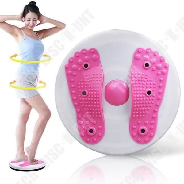 TD® Rose Plate Twister Fin Midja Magnet Fitness Massage Platta Sport Fitness Machine Hem