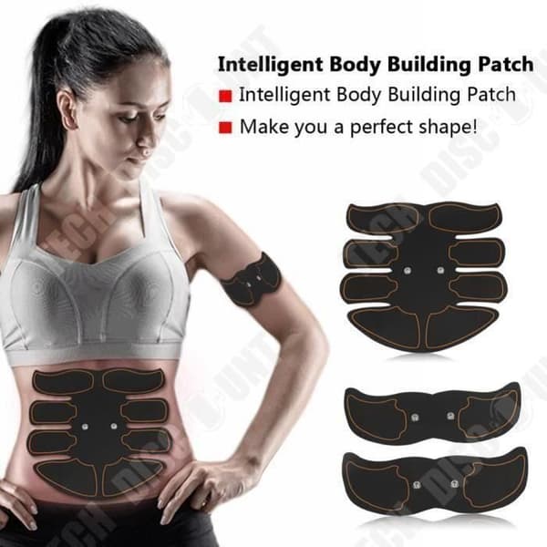 TD® ELEKTROSTIMULERINGSBÄLTE, Smart Fitness Magmuskeltränare Bantningsmassagemaskin