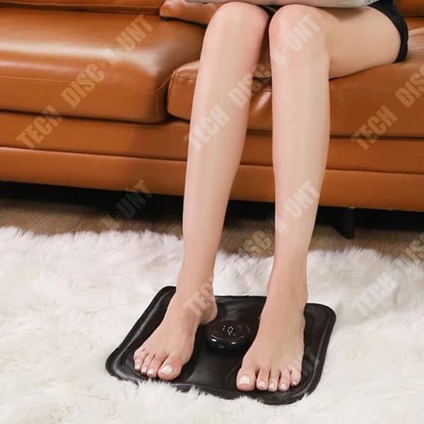 TD® Fotterapimaskin EMS Pulsfysioterapi Mikroström Fotmassagematta Hemmamassage
