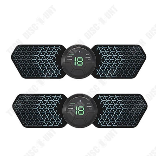TD® armmuskelstimulator 2 armplåster 6 lägen 18 intensitetsnivåer Smart digital display