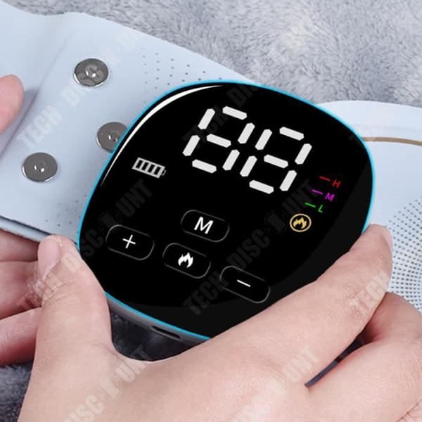 TD® hemmassagebälte EMS puls midja massageapparat varm kompress värmande gom mage fettavstötning