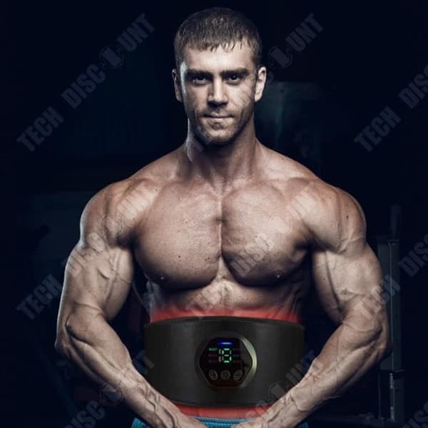 TD® Abdominal Fitness Instrument Intelligent Abdominal Fitness Utrustning Muskelmassage Lätthet Fettavstötningsmaskin