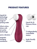 Miniatyrbild 7 av 9: Satisfyer: Pro 2 Generation 3, Double AirPulse Vibrator