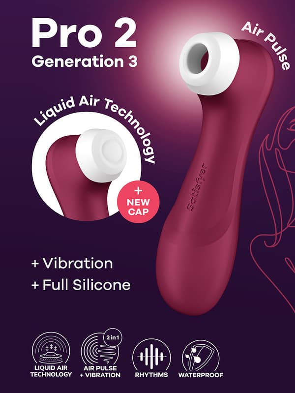 Satisfyer: Pro 2 Generation 3, Double AirPulse Vibrator
