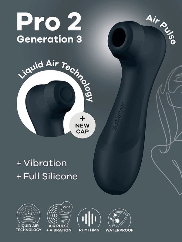 Satisfyer: Pro 2 Generation 3, Double AirPulse Vibrator