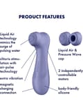 Miniatyrbild 7 av 9: Satisfyer: Pro 2 Generation 3, Double AirPulse Vibrator
