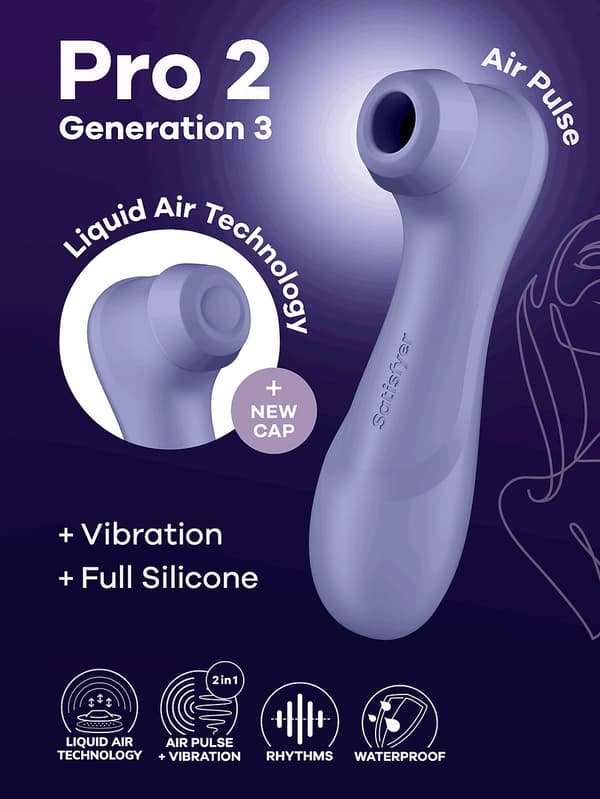 Satisfyer: Pro 2 Generation 3, Double AirPulse Vibrator