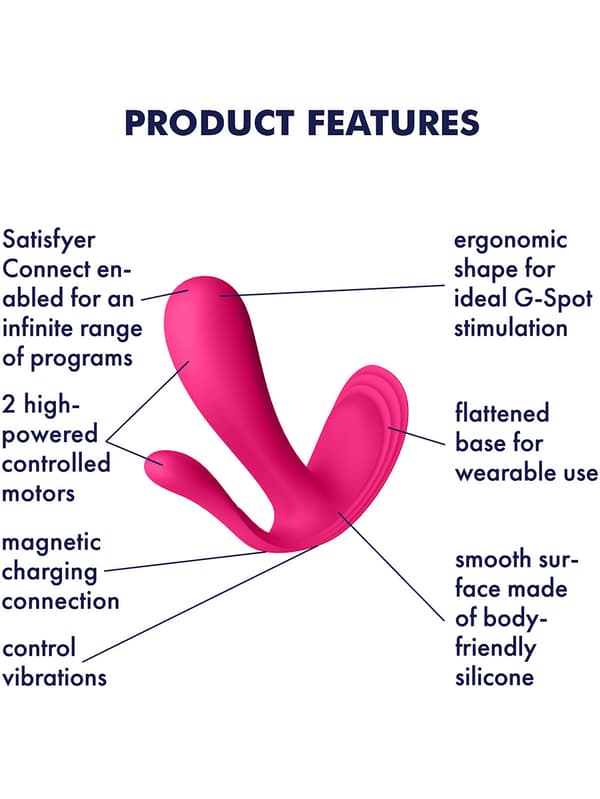 Satisfyer Connect: Top Secret +, Wearable Vibrator