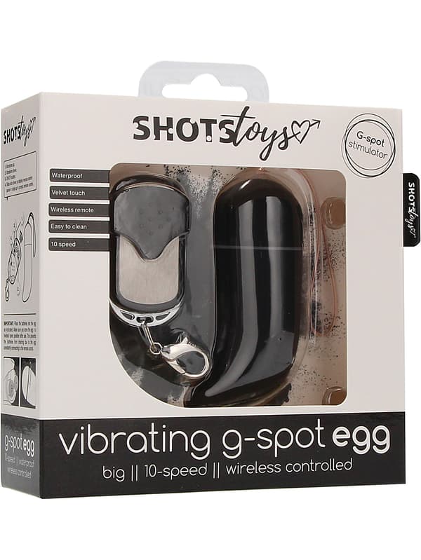 Shots Toys: G-Spot Egg, large, svart