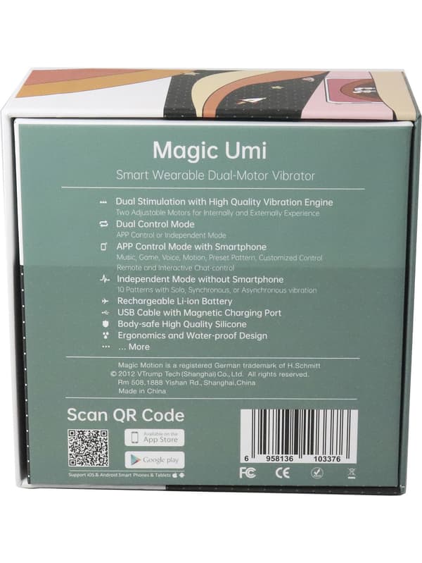 Magic Motion: Umi, Smart Wearable Dual Motor Vibrator