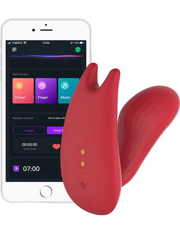 Magic Motion: Umi, Smart Wearable Dual Motor Vibrator Röd