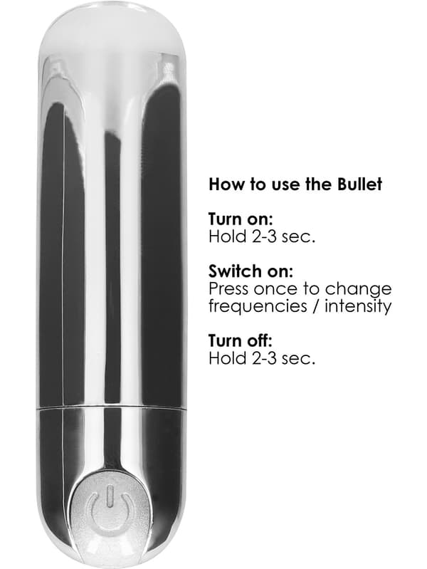 Shots Toys: Rechargeable Bullet, 10 Speed