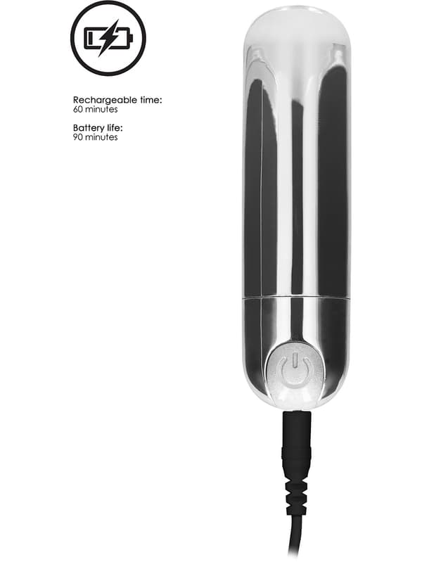 Shots Toys: Rechargeable Bullet, 10 Speed