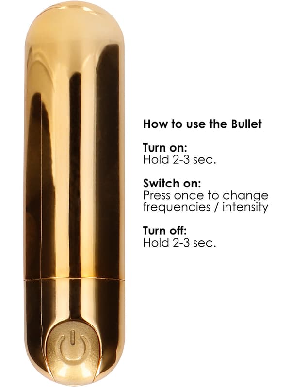 Shots Toys: Rechargeable Bullet, 10 Speed