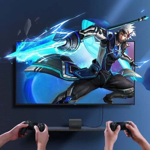 CABLU video Baseus HD Series, HDMI (T) la HDMI (T), rezolutie maxima 4K UHD (3840 x 2160) la 60 Hz, conectori auriti, 2m, negru "CAKGQ-B01" (timbru ve