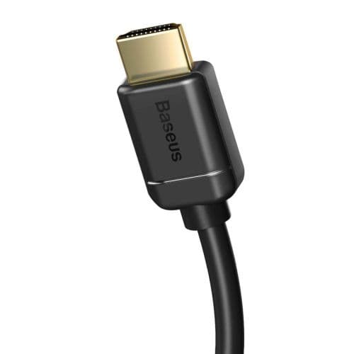 CABLU video Baseus HD Series, HDMI (T) la HDMI (T), rezolutie maxima 4K UHD (3840 x 2160) la 60 Hz, conectori auriti, 2m, negru "CAKGQ-B01" (timbru ve