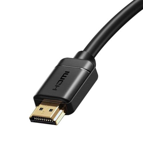 CABLU video Baseus HD Series, HDMI (T) la HDMI (T), rezolutie maxima 4K UHD (3840 x 2160) la 60 Hz, conectori auriti, 2m, negru "CAKGQ-B01" (timbru ve