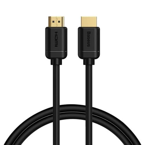 Baseus Video Cable High definition Series HDMI To HDMI 4K 60 Hz, 3D HDR, 18 Gbps, 1m Black (CAKGQ-A01)