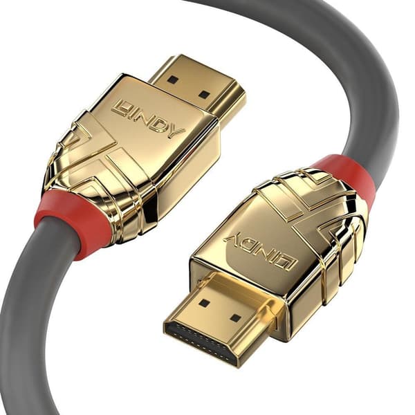 Cablu Lindy 10m Standard HDMI Gold Line, "LY-37866" (timbru verde 0.8 lei)