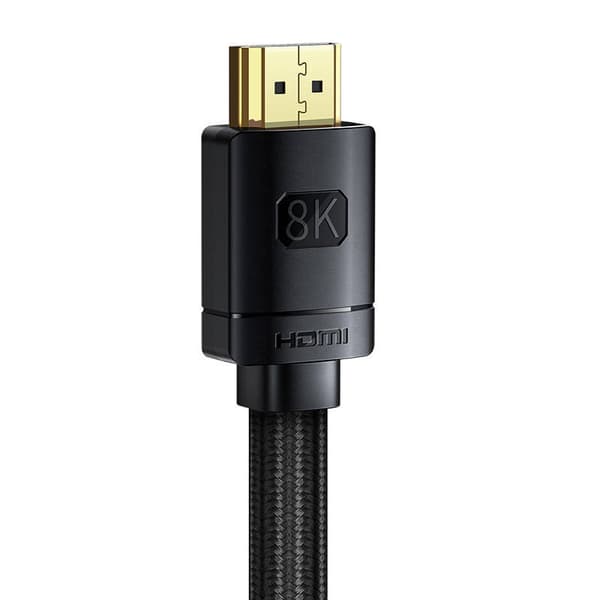 Baseus Video Cable High Definition Series HDMI 8K - HDMI 8K, 2.1 8K 60 Hz, 1.5m Black (WKGQ040101)