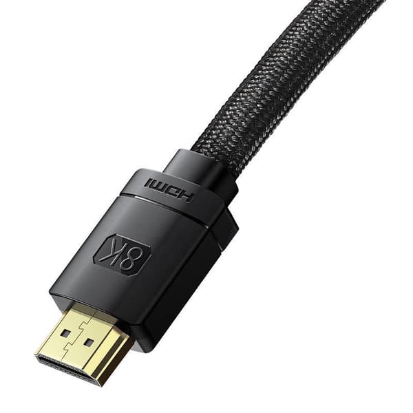 Baseus Video Cable High Definition Series HDMI 8K - HDMI 8K, 2.1 8K 60 Hz, 1.5m Black (WKGQ040101)
