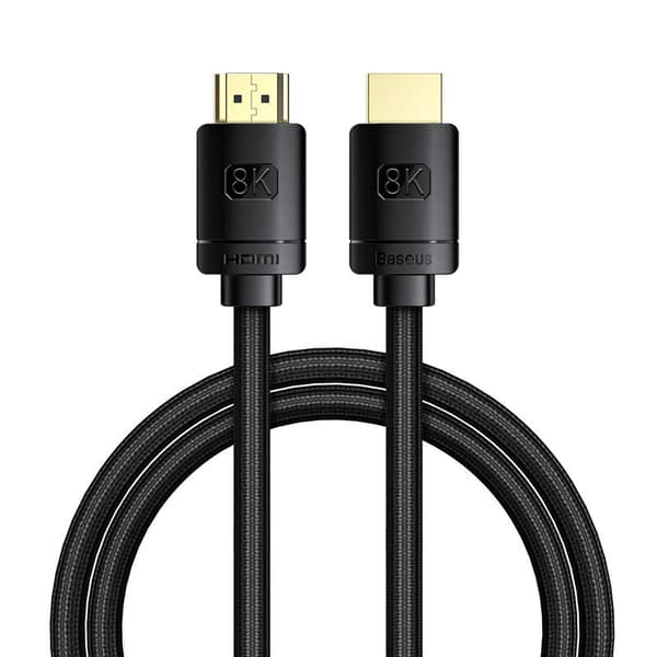 Baseus Video Cable High Definition Series HDMI 8K - HDMI 8K, 2.1 8K 60 Hz, 1.5m Black (WKGQ040101)