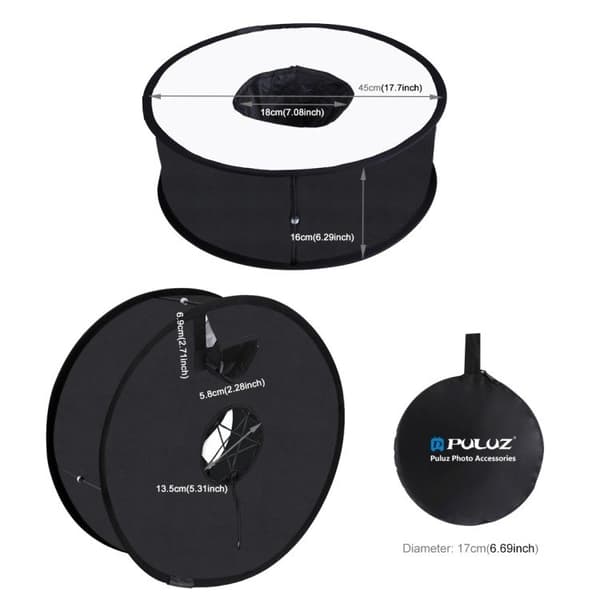 Soft circular flash light Puluz PU5145 45cm