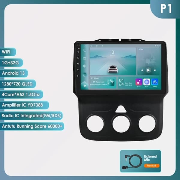 Android-autoradio, monimedia-videosoitin, GPS-navigaattori, S8 (8-ydinprosessori 8G 128G)