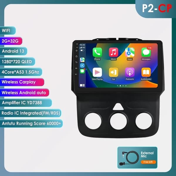 Android-autoradio, monimedia-videosoitin, GPS-navigaattori, S8 (8-ydinprosessori 8G 128G)