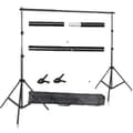 Miniatyrbild 1 av 2: Fotostudio bakgrundsställ, justerbar höjd, bärbar bärväska, 2Mx3M, Ingen Sandsäck