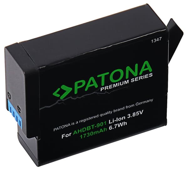 PATONA baterie pro digitální kameru GoPro Hero 9/Hero 10/Hero 11/Hero 12/ 1730mAh Li-Ion Premium