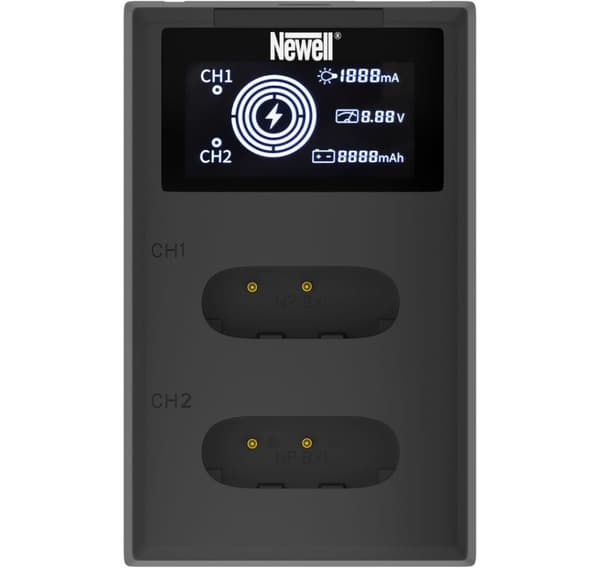 Newell-laturi FDL-USB-C, kaksikanavainen Sony NP-BX1