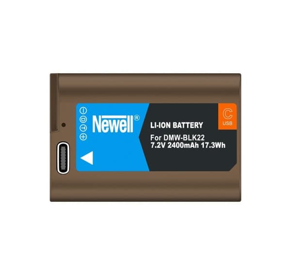 Newell batteri Panasonic DMW-BLK22 USB-C