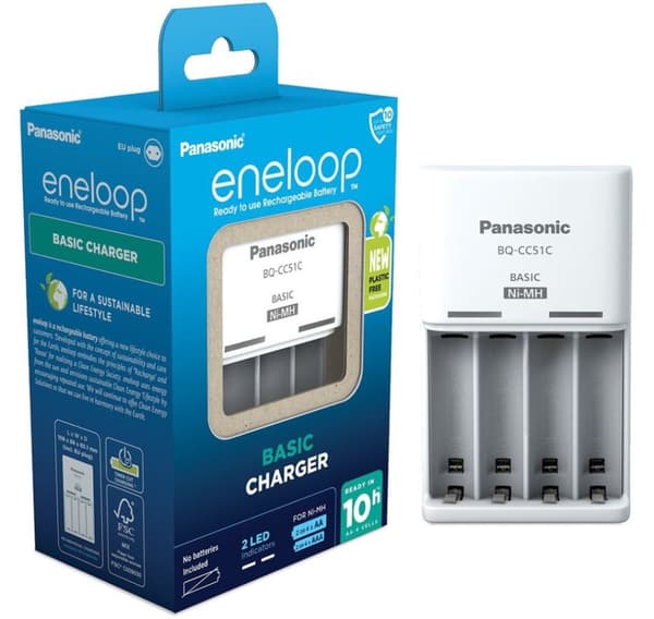 Panasonic eneloop lader BQ-CC51E Hvit