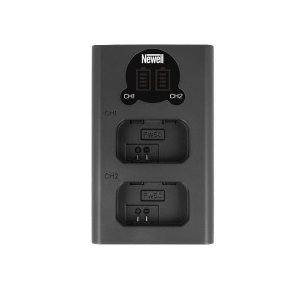 Newell oplader DL-USB-C Dual Channel NP-FW50